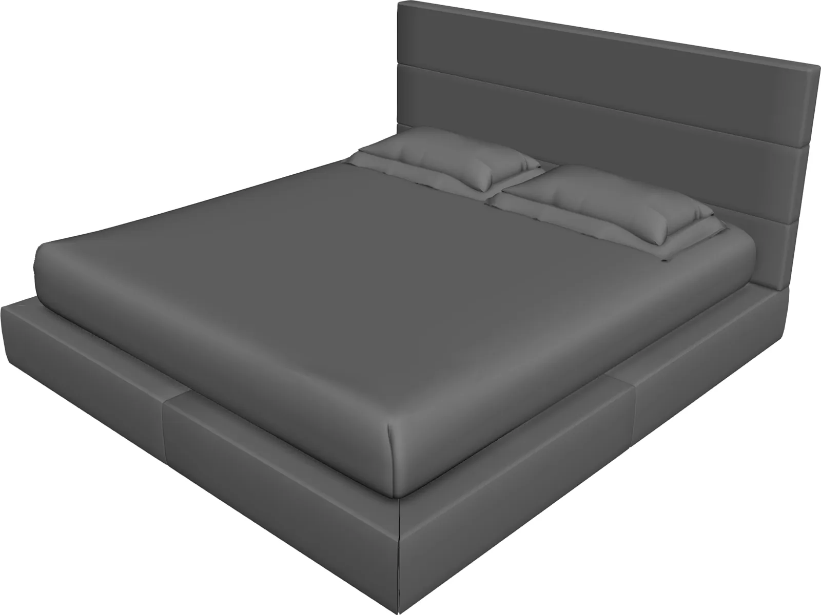 Bed 3D Model main preview