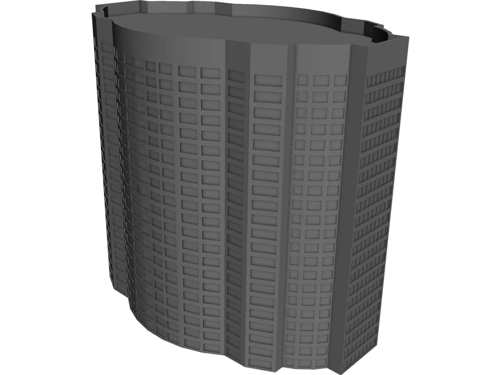 Berlin City House 3D Model main preview