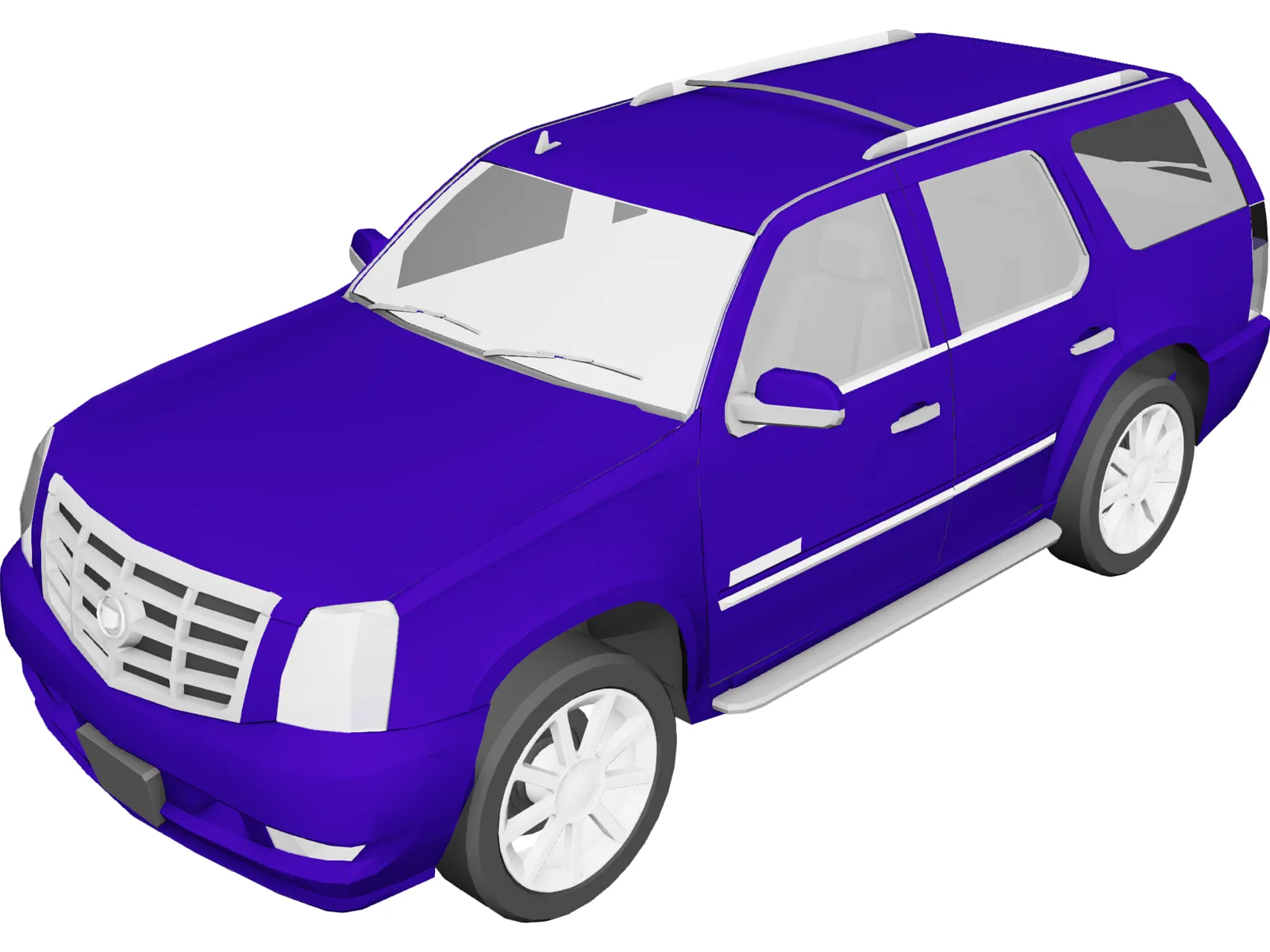 Cadillac Escalade (2007) 3D Model main preview