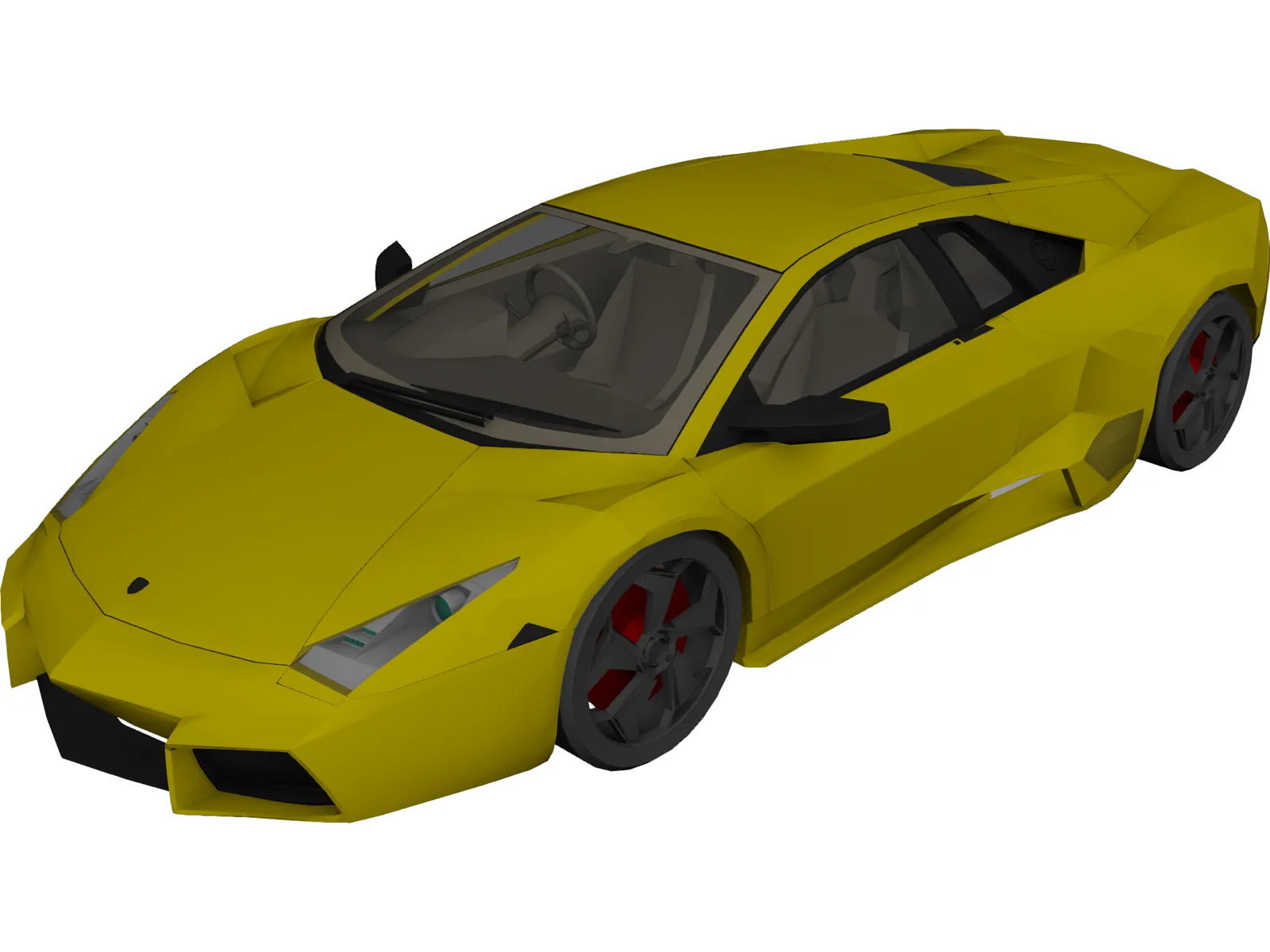 Lamborghini Reventon (2008) 3D Model main preview