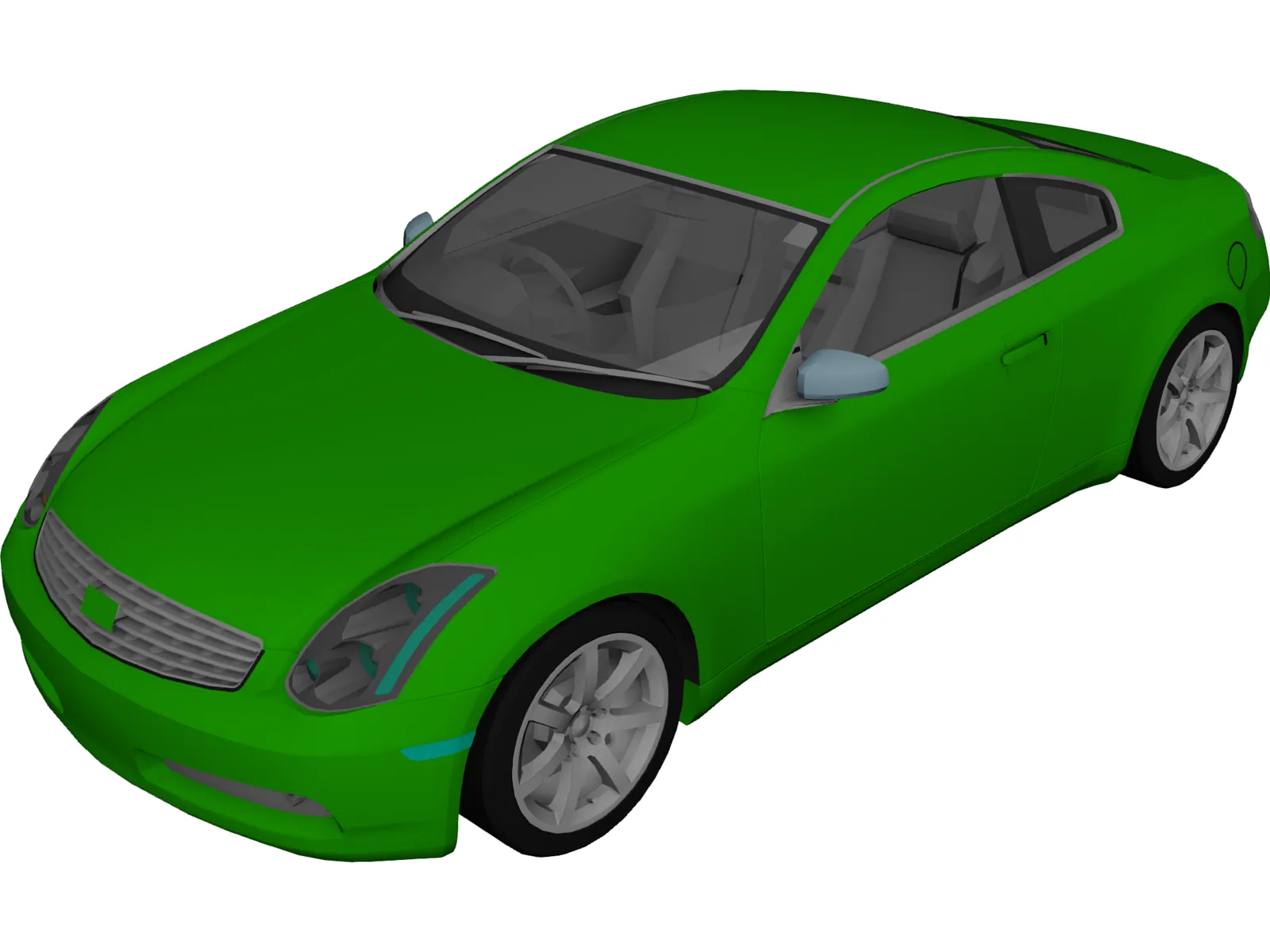 Infiniti G35 Coupe (2007) 3D Model main preview
