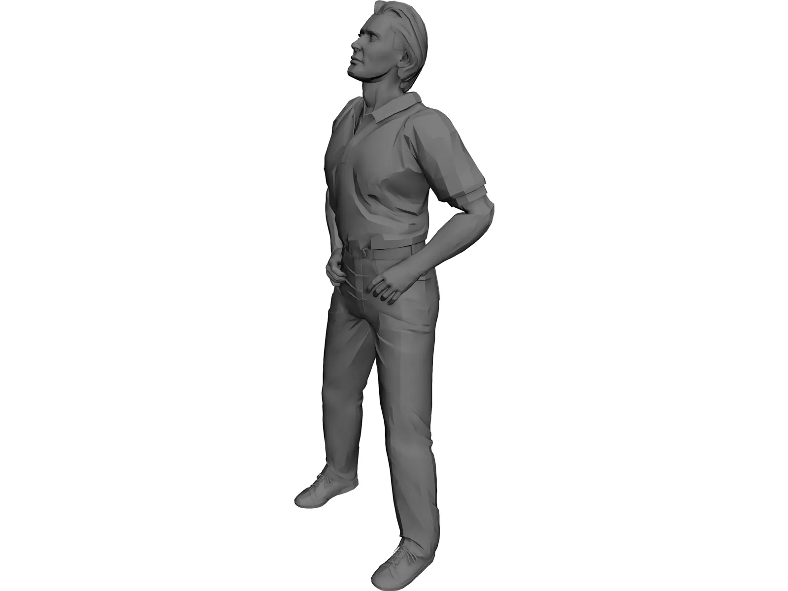 Man 3D Model main preview