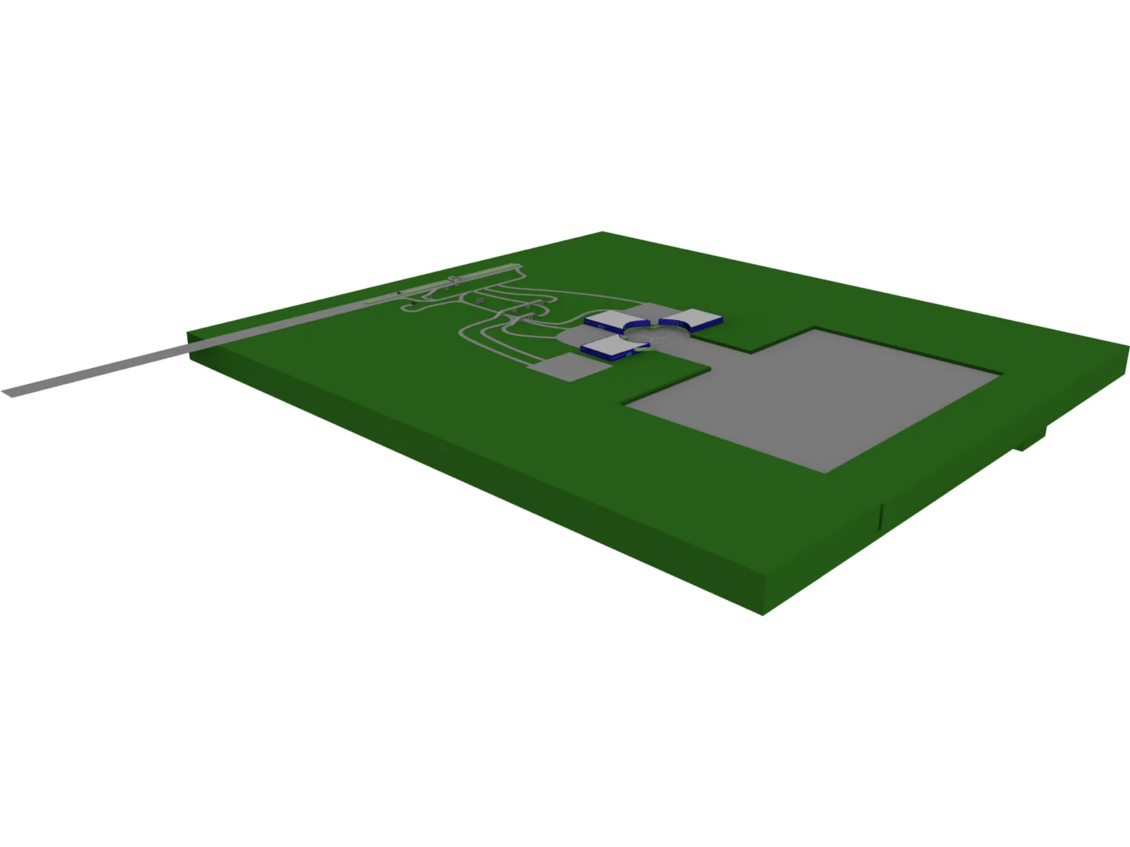 Airport 3D Model main preview