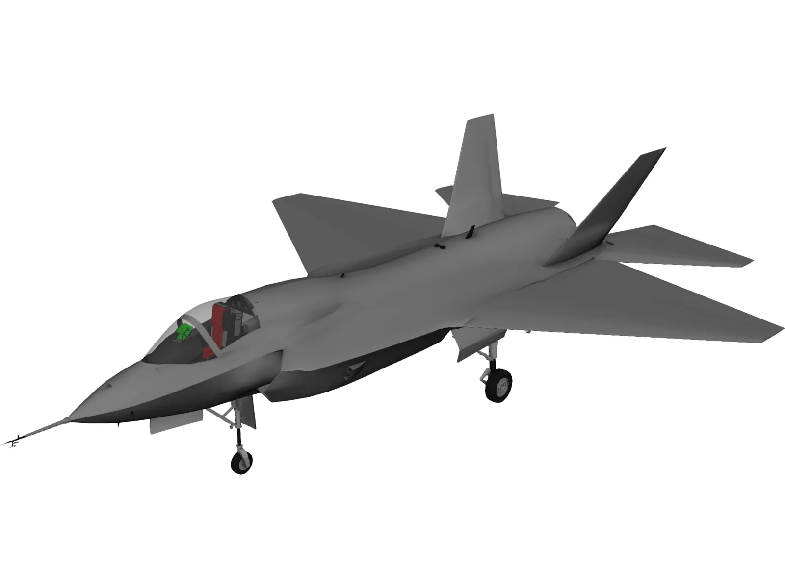 Lockheed Martin JSF F-35 3D Model main preview