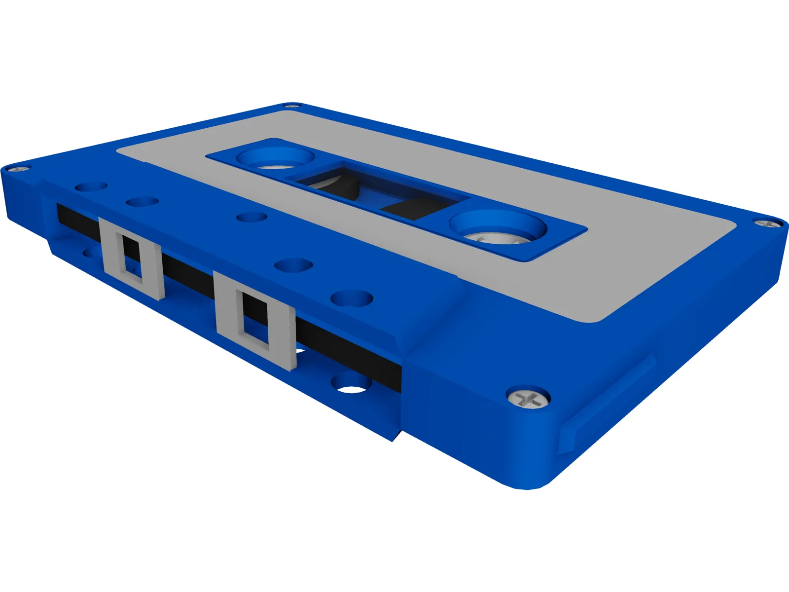 Audio Cassette Tape 3D Model main preview