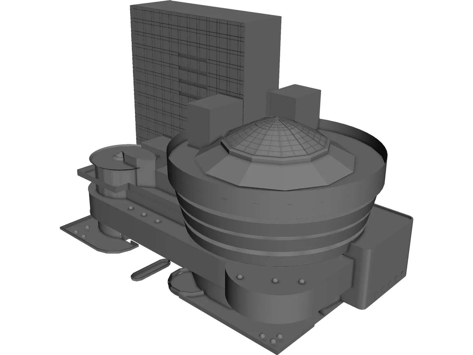 Guggenheim Museum 3D Model main preview