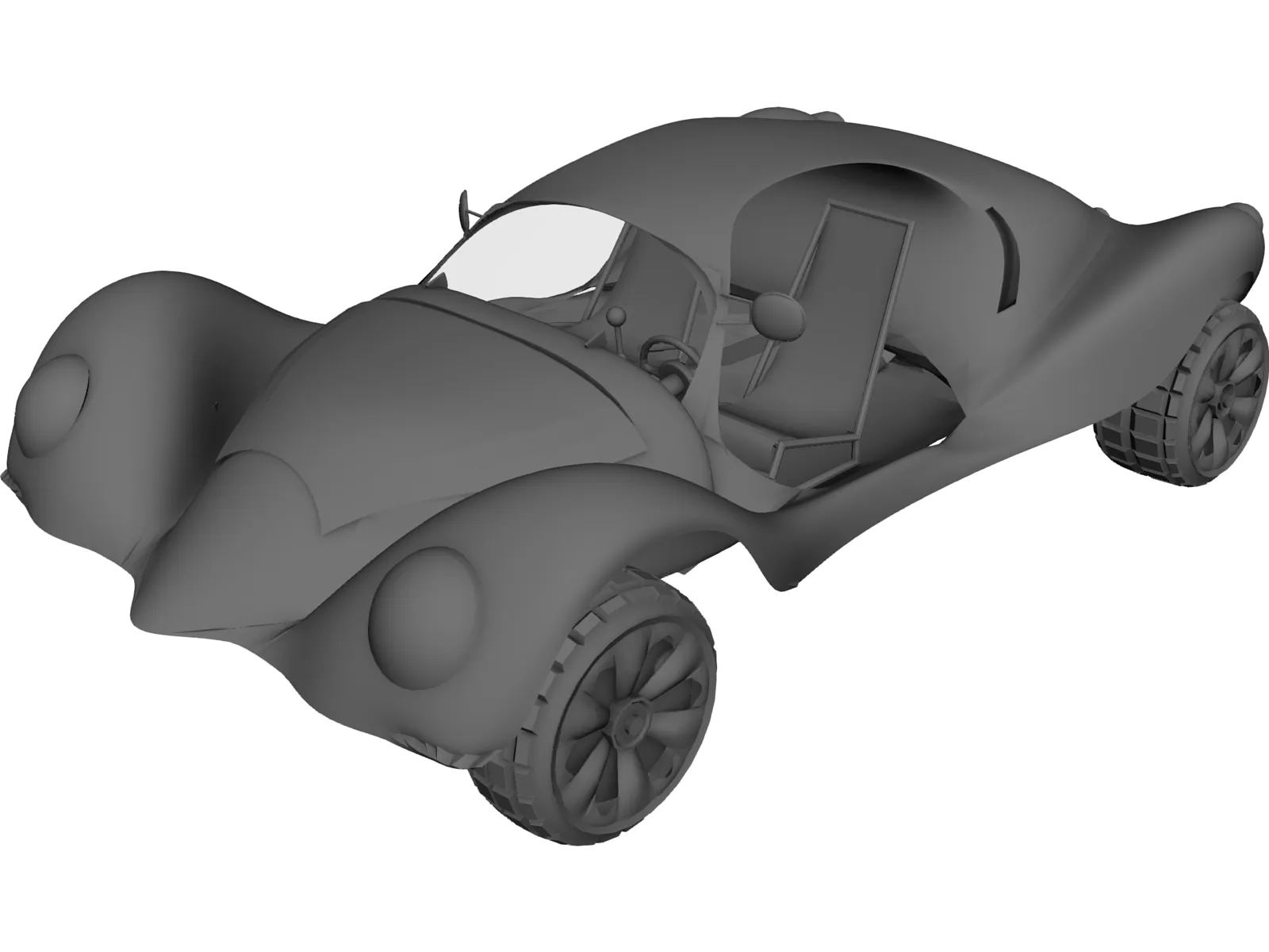 Beach Buggy 3D Model main preview