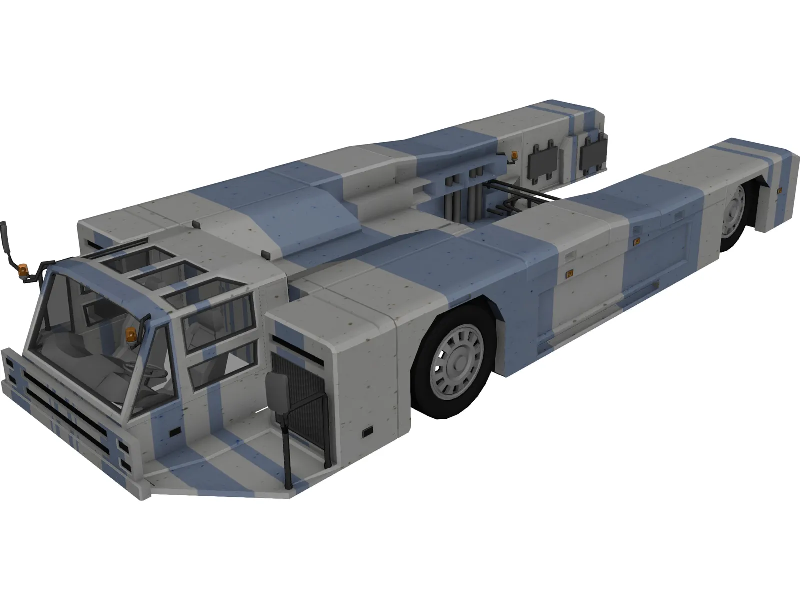 Airplane Truck 3D Model main preview
