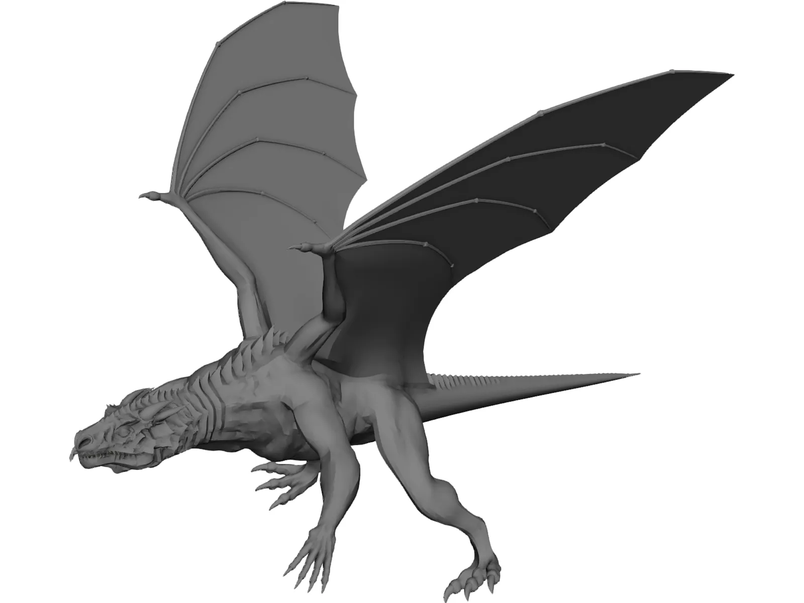Dragon 3D Model main preview