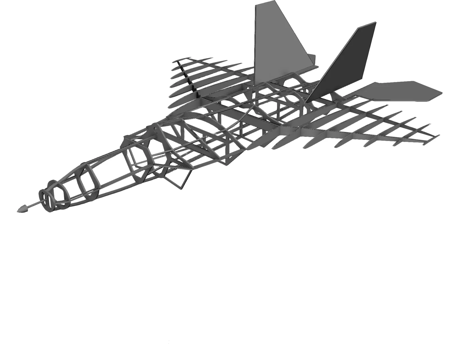 F-22 Raptor for Free Fly 3D Model main preview
