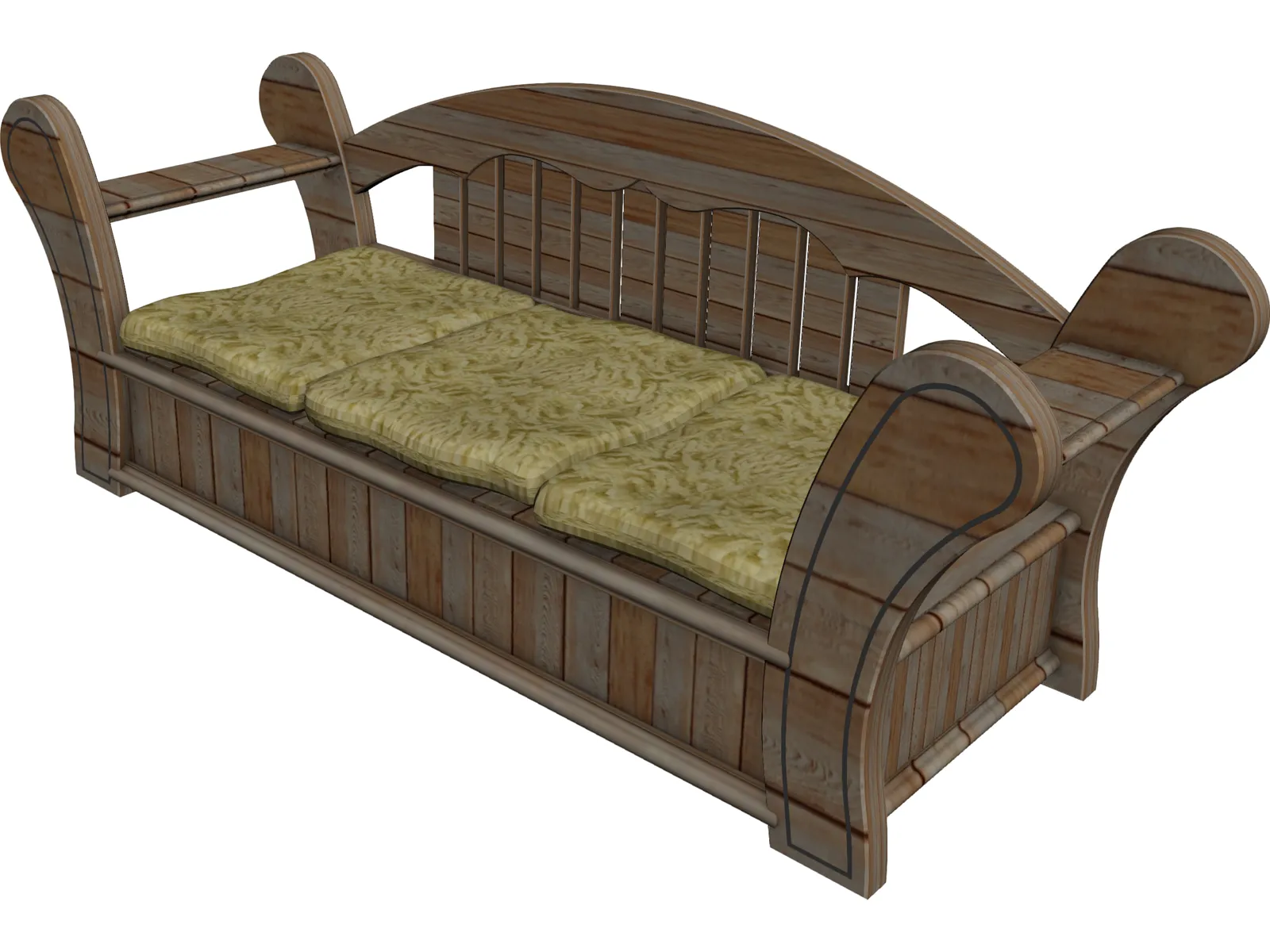 Sofa 3D Model main preview