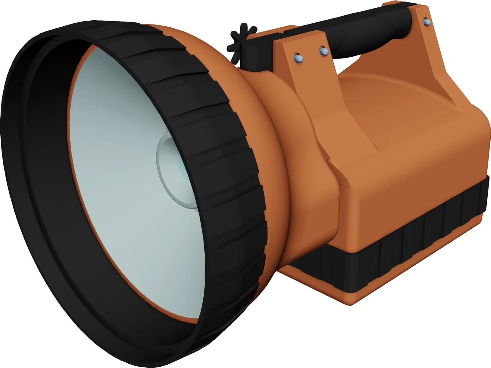 Rechargeable Torch 3D Model main preview