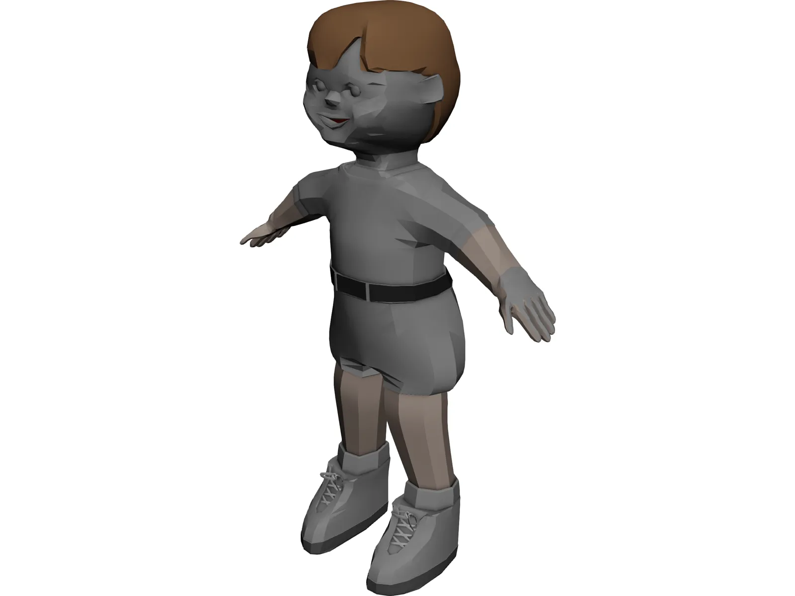 Doll Boy 3D Model main preview