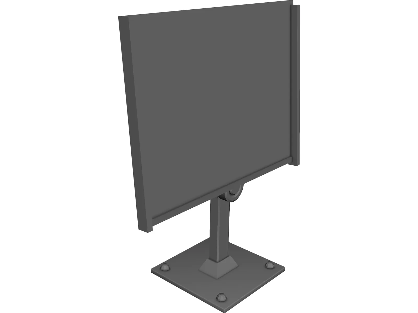 Hander TV 3D Model main preview