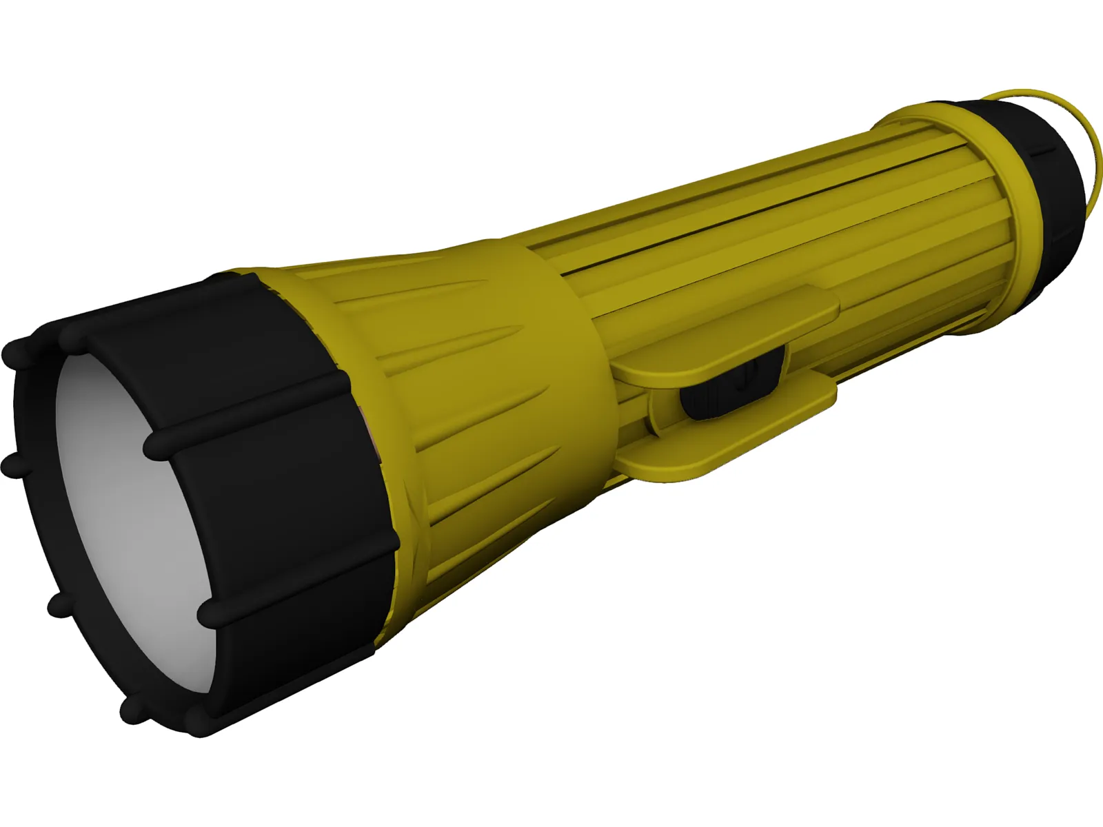 Flashlight 3D Model main preview