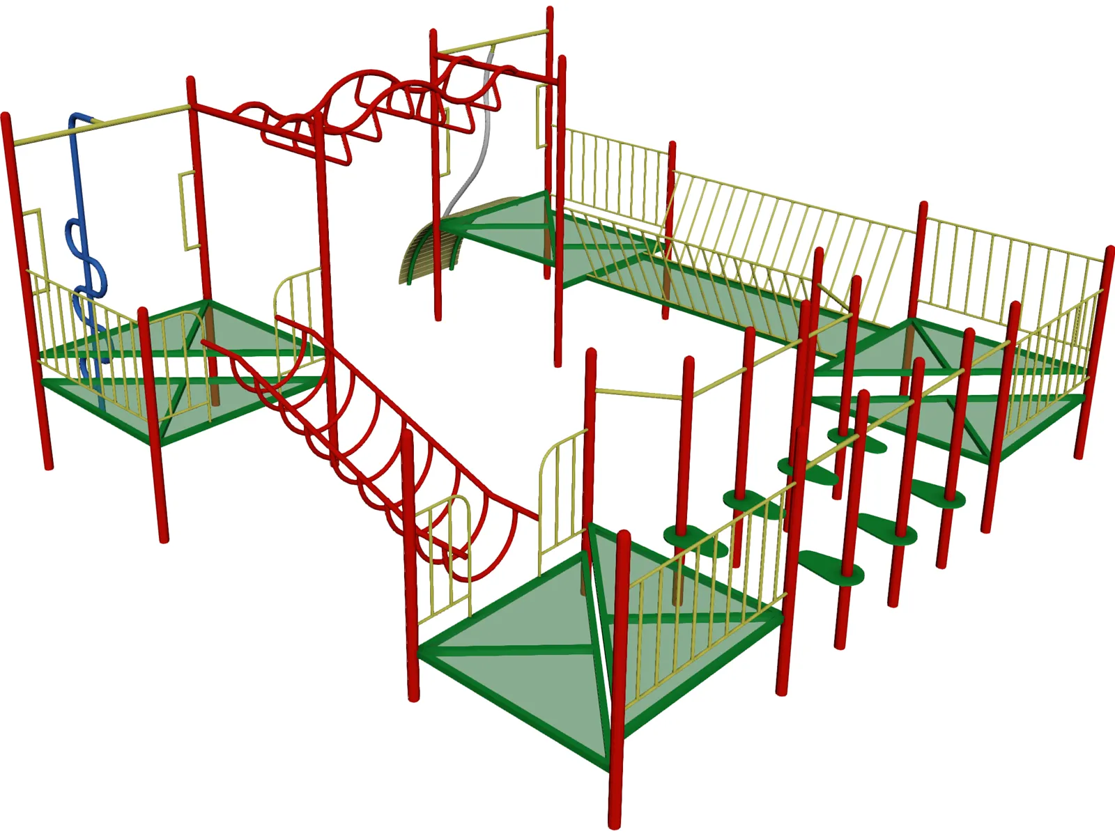 Playground 3D Model main preview