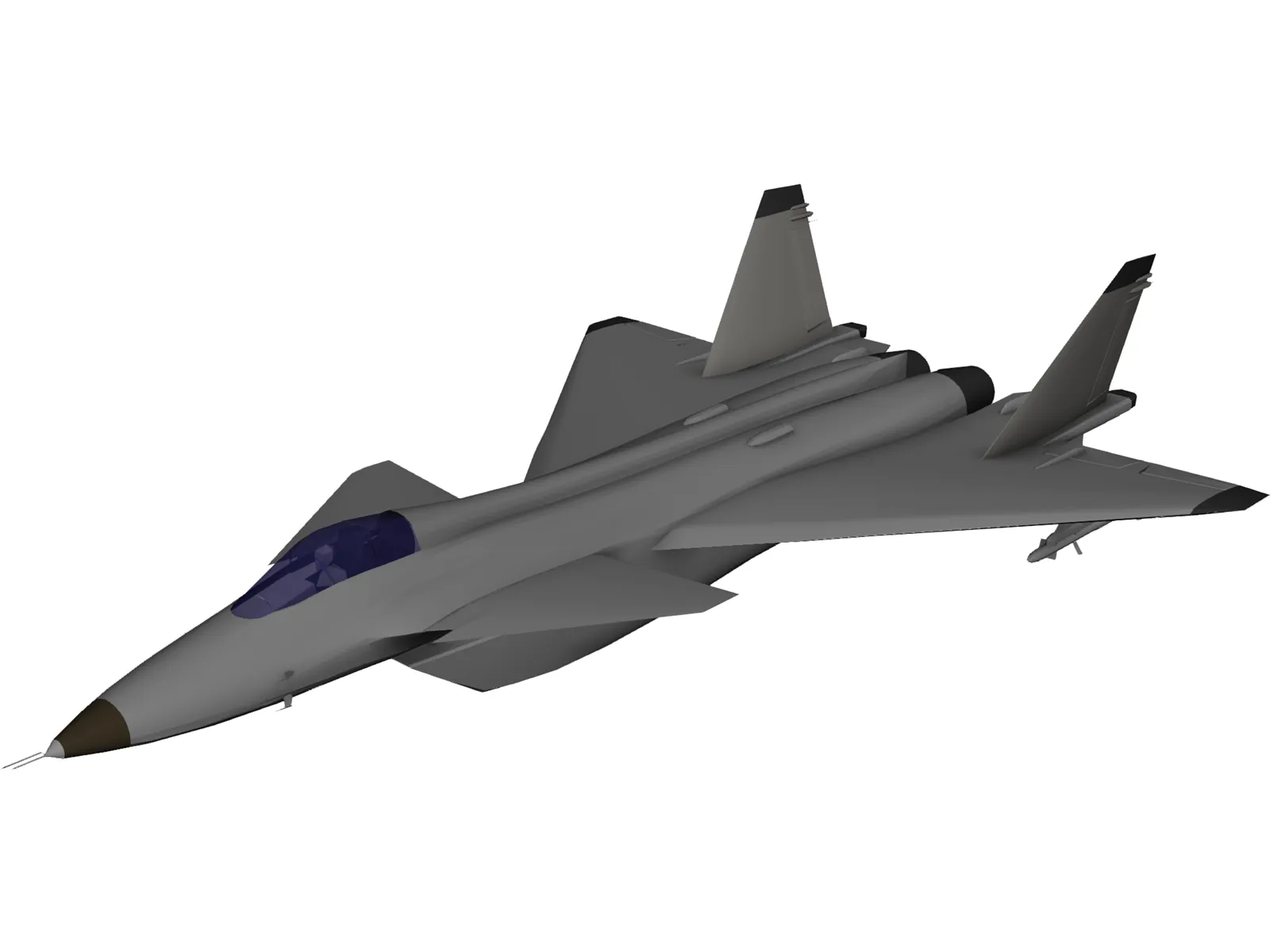 MiG-1.44 (MiG-39) 3D Model main preview
