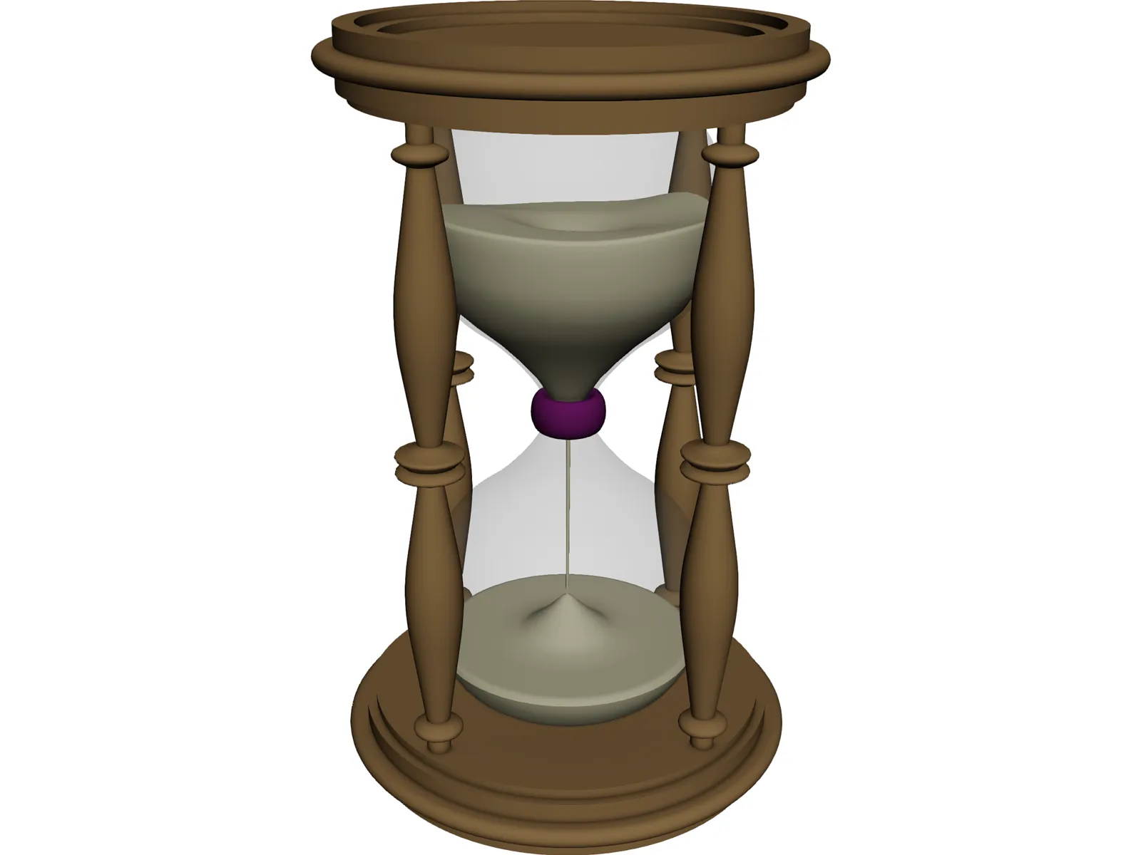 Hourglasess 3D Model main preview