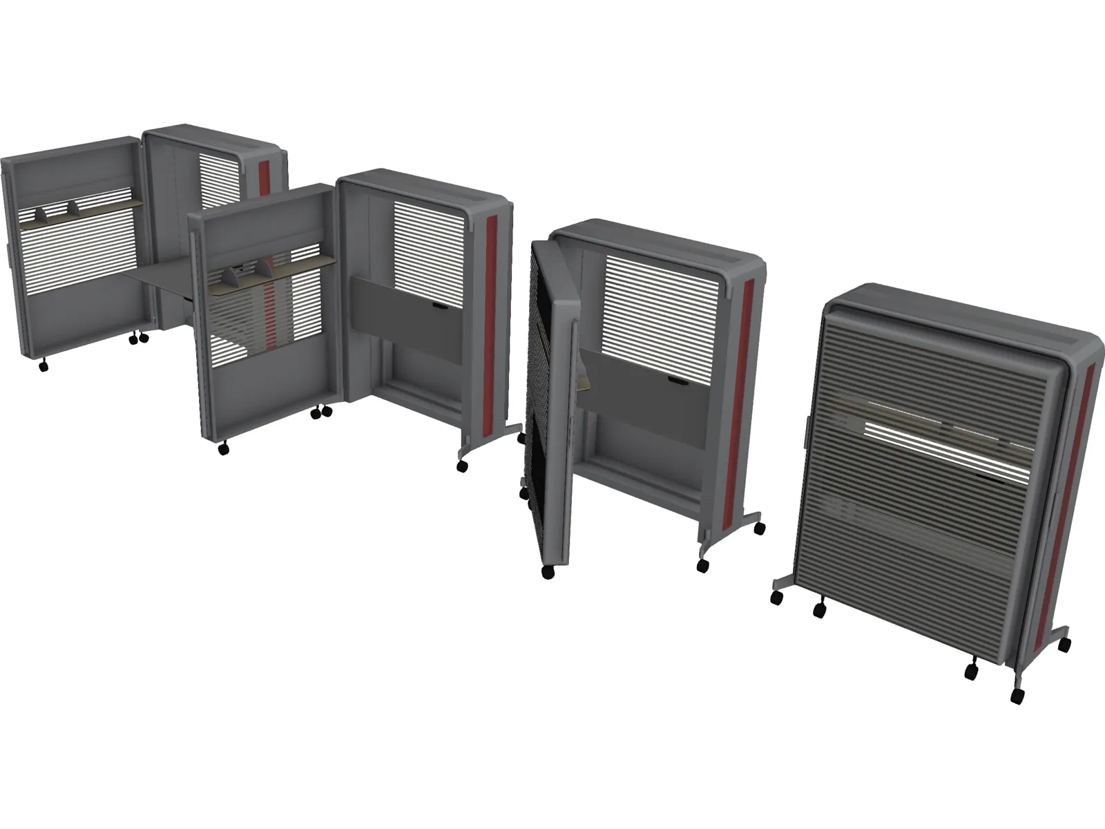 Mobile Stand 3D Model main preview