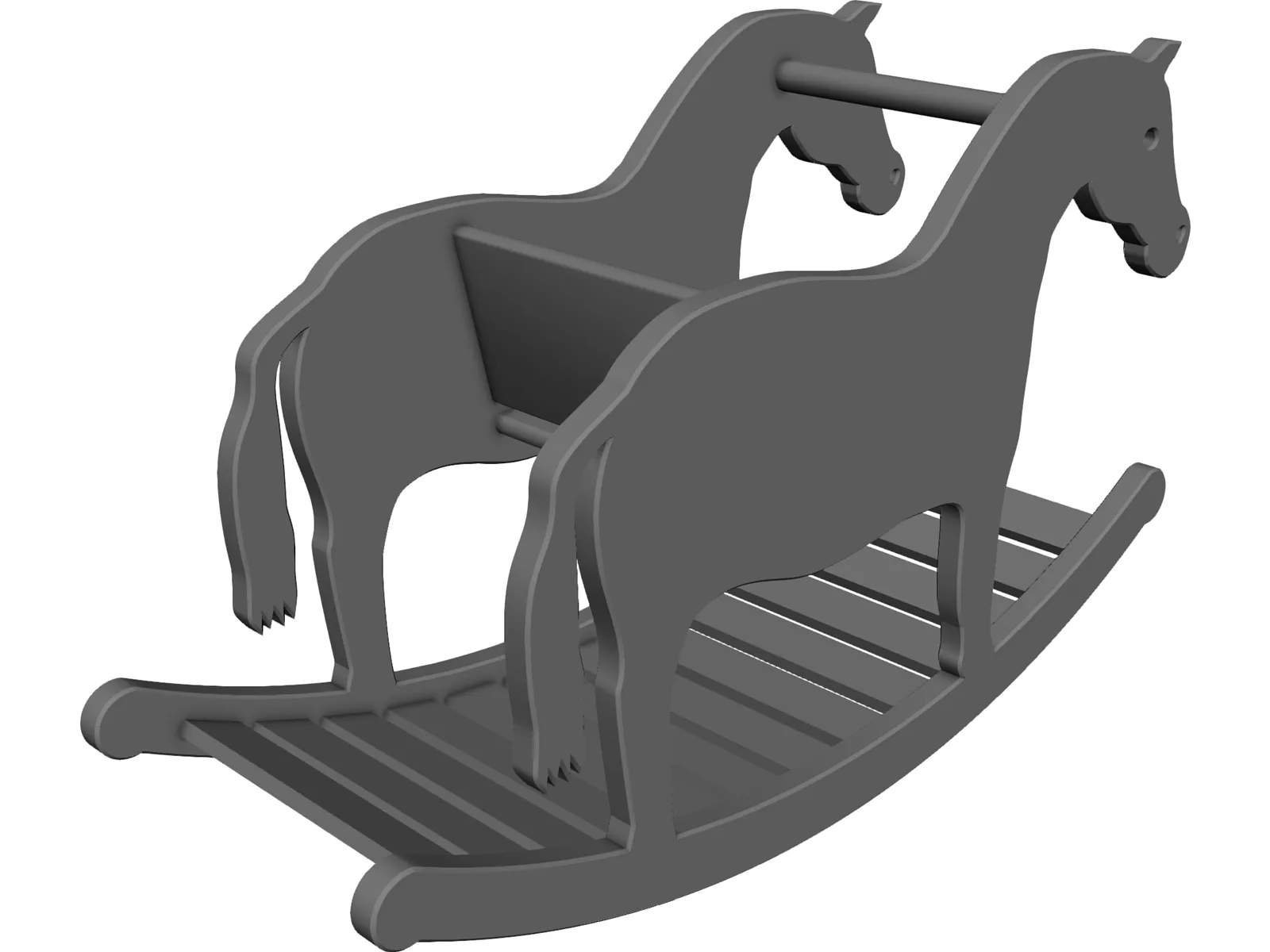 Horse 3D Model main preview