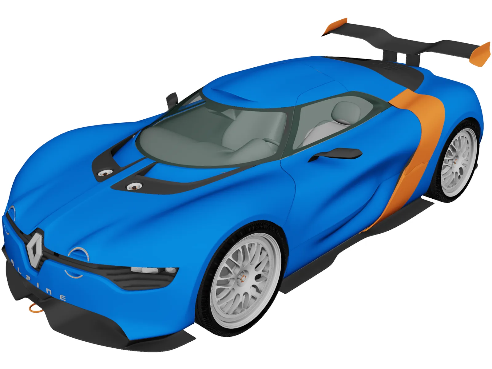 Renault Alpine A110-50 (2012) 3D Model main preview