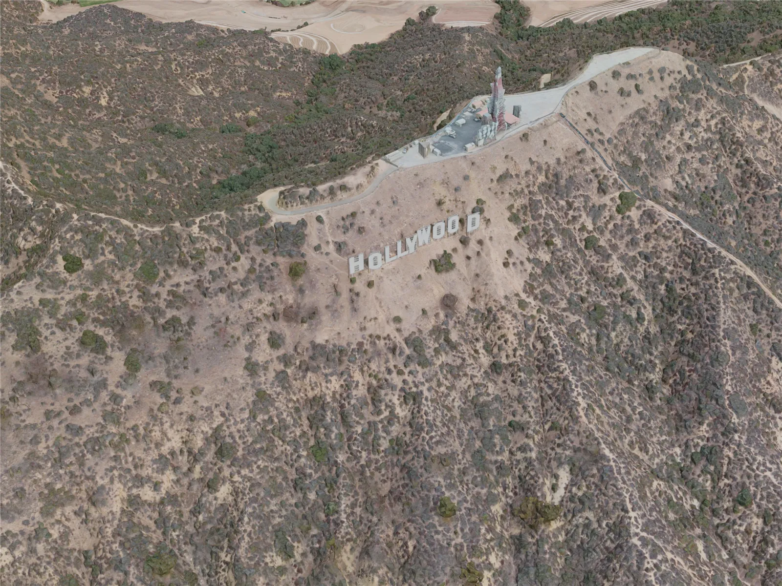 Hollywood Hills, USA (2021) 3D Model main preview