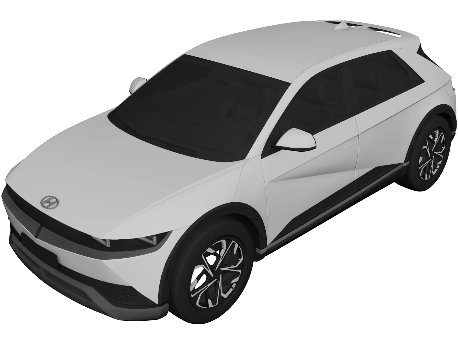 Hyundai iONIQ 5 (2021) 3D Model main preview