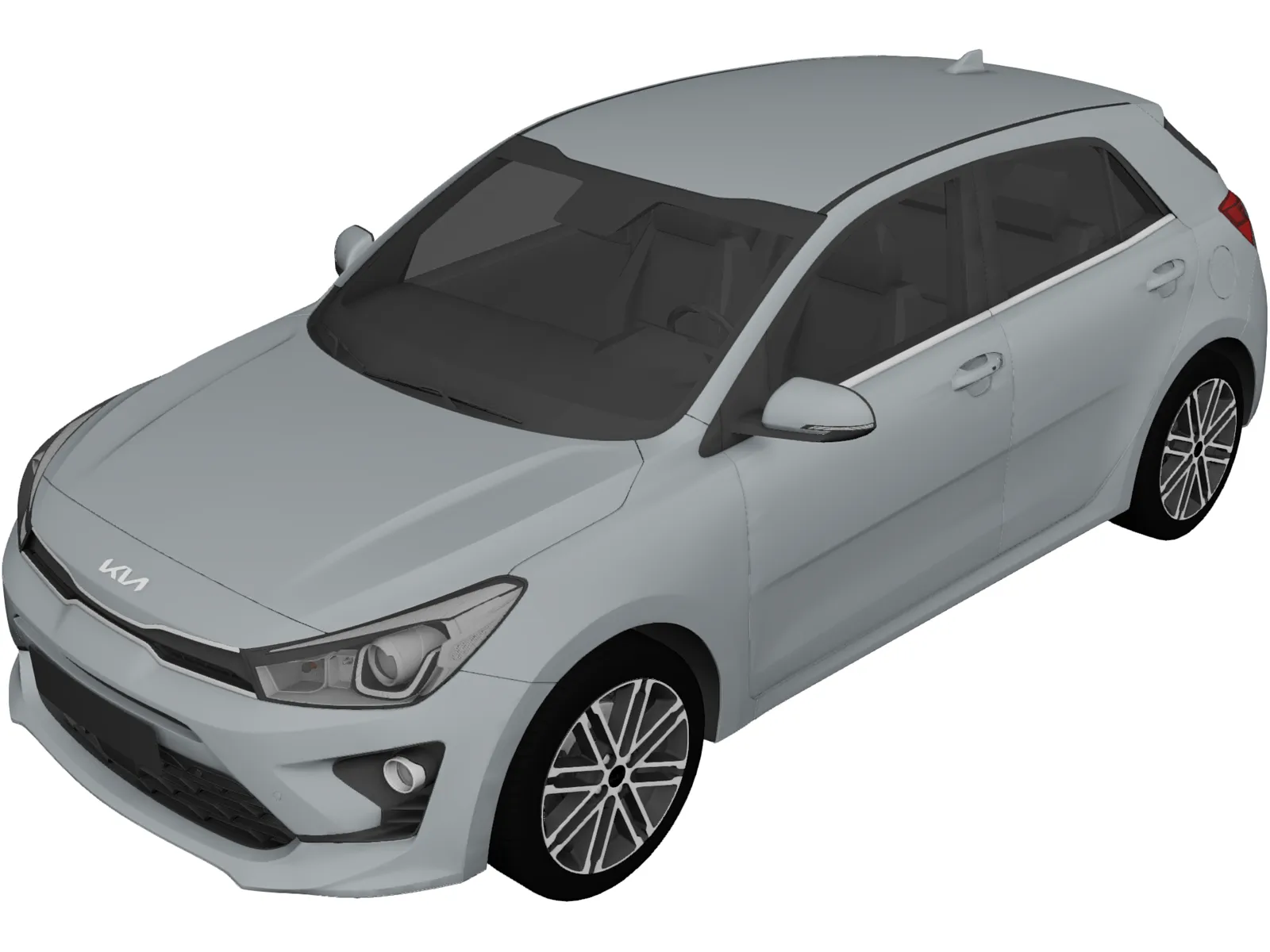 Kia Rio Hatchback (2021) 3D Model main preview
