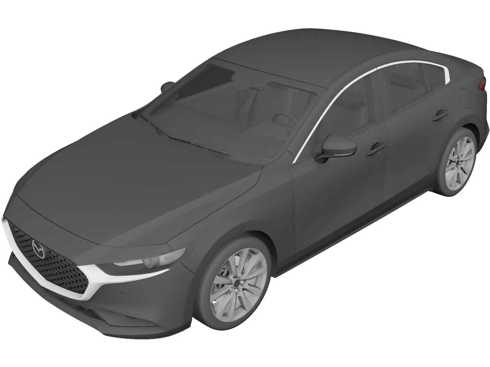 Mazda 3 Sedan (2020) 3D Model main preview