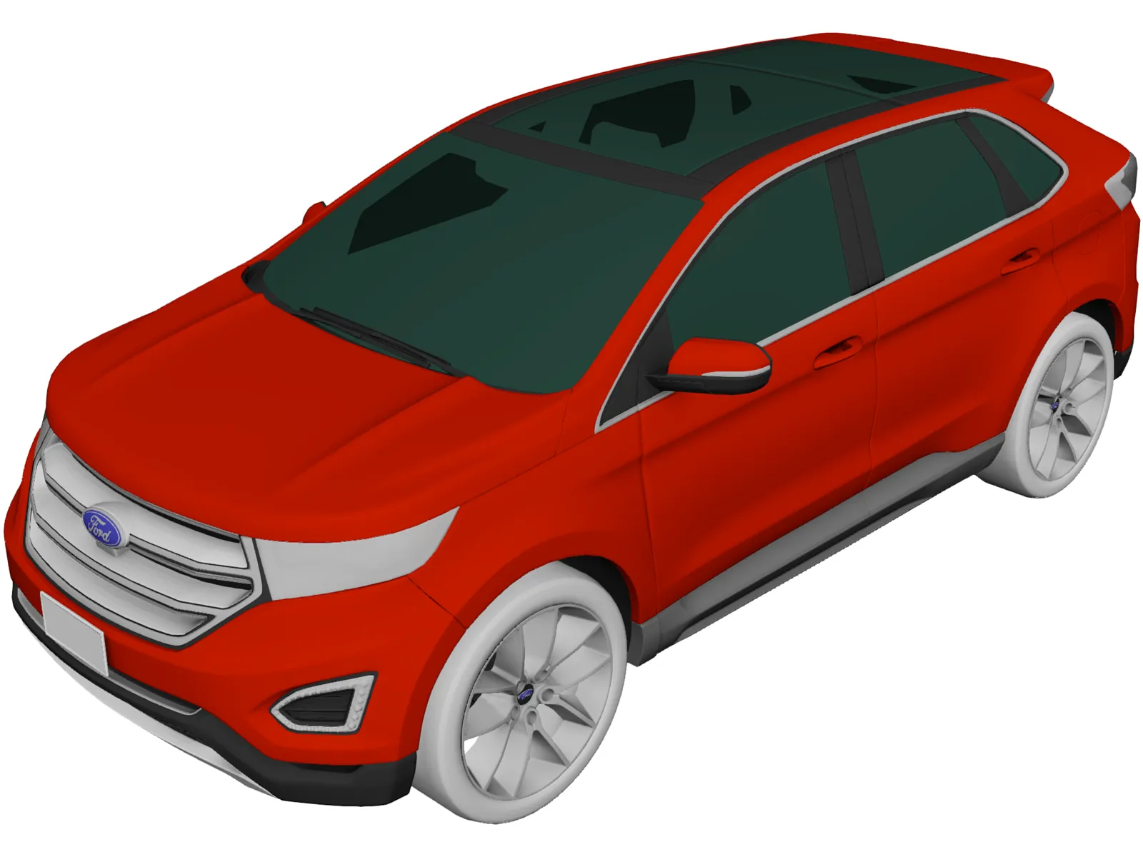 Ford Edge (2015) 3D Model main preview