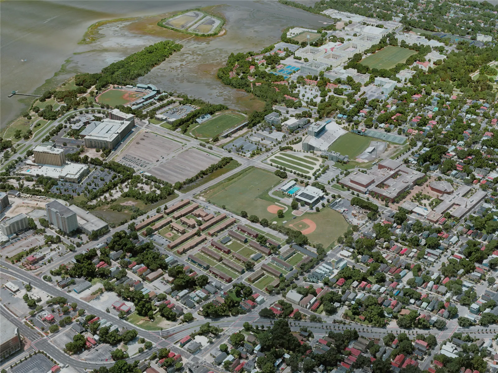 Charleston City, SC, USA (2021) 3D Model main preview