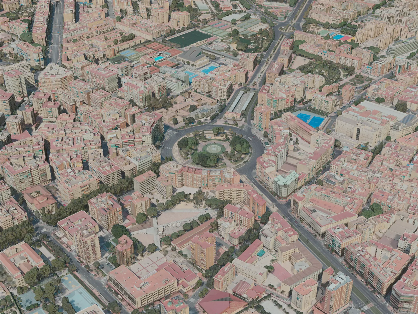 Murcia City, Spain (2021) 3D Model main preview