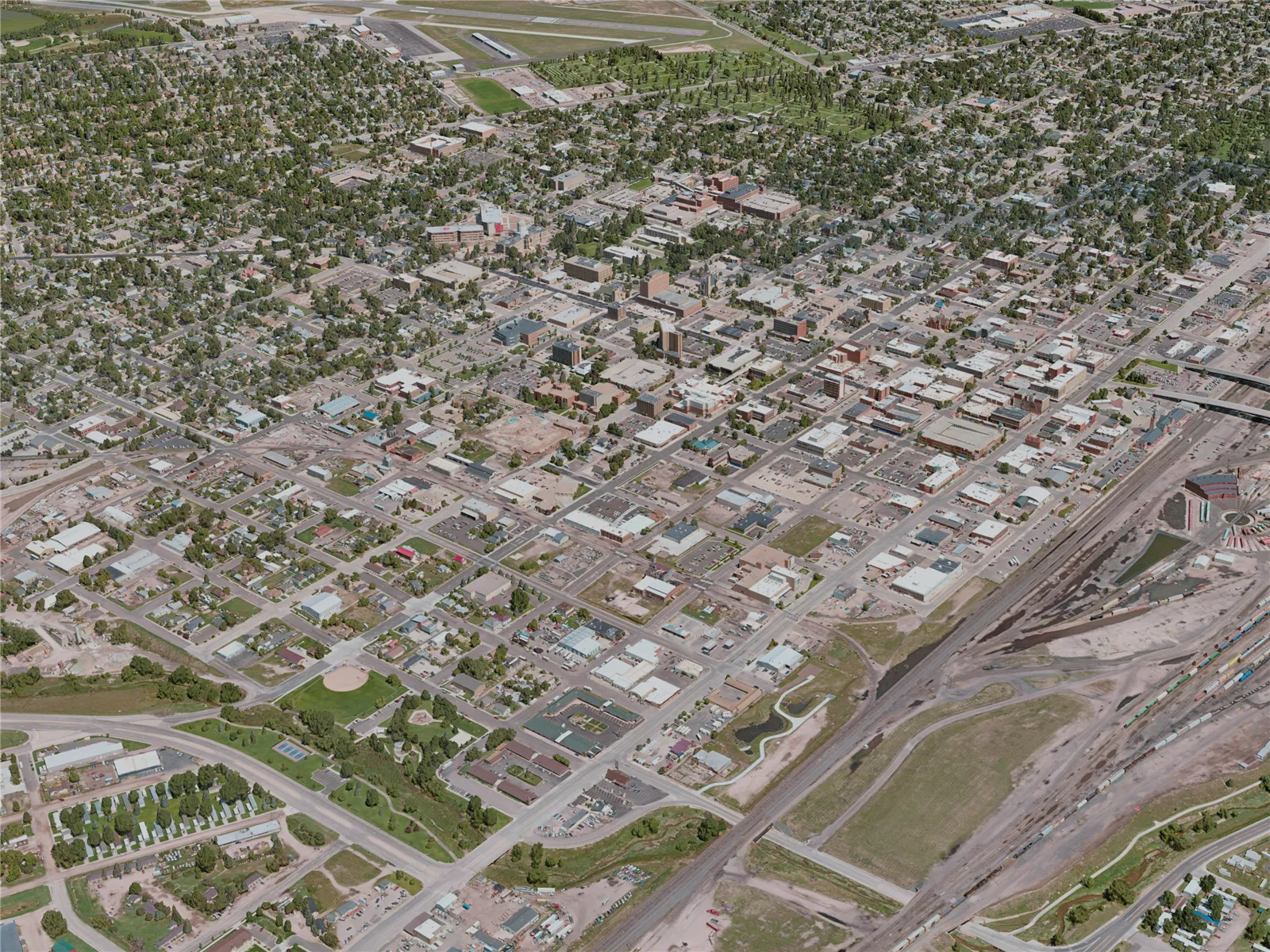 Cheyenne City, USA (2021) 3D Model main preview
