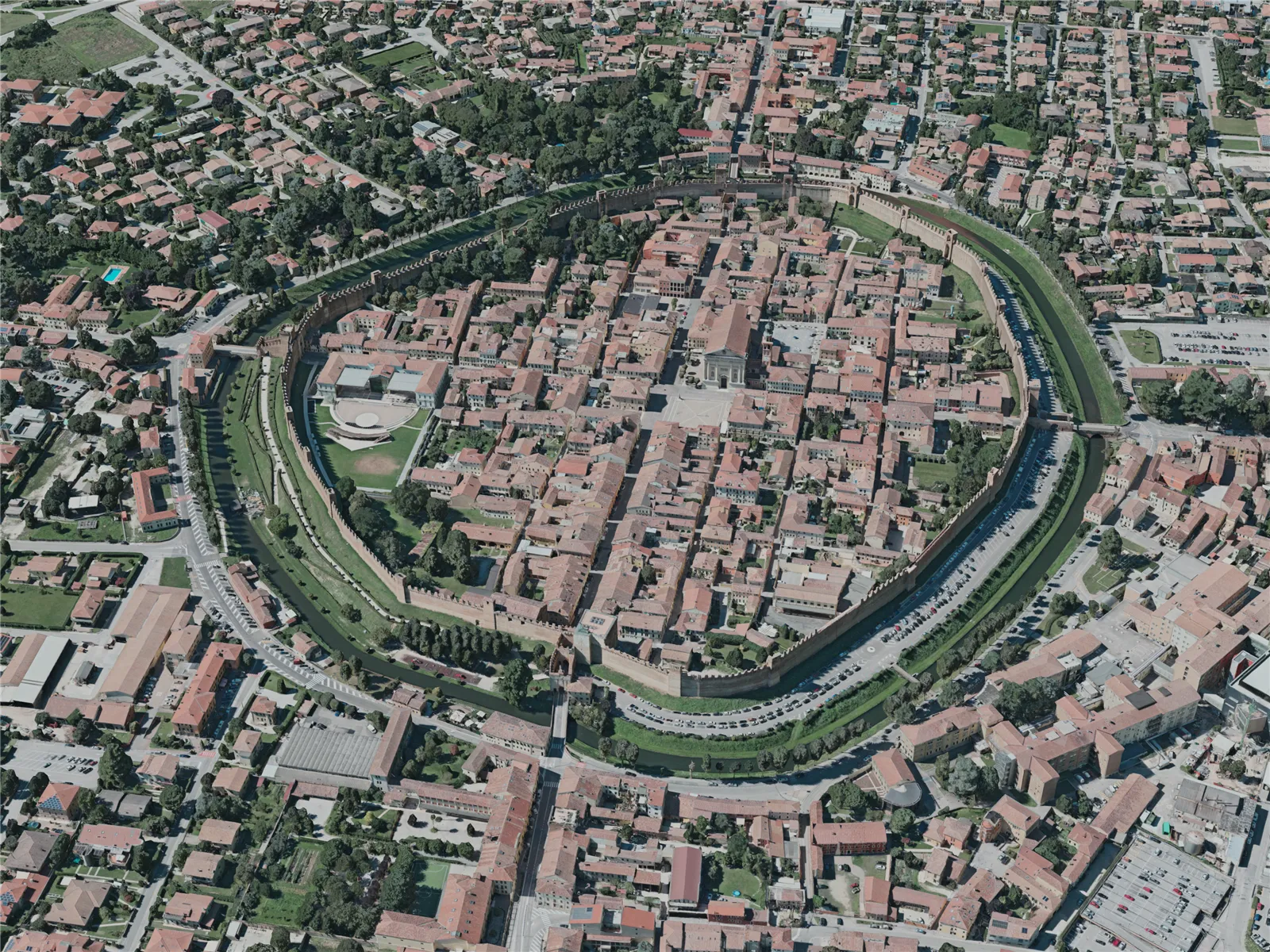 Cittadella City, Padua, Italy (2021) 3D Model main preview