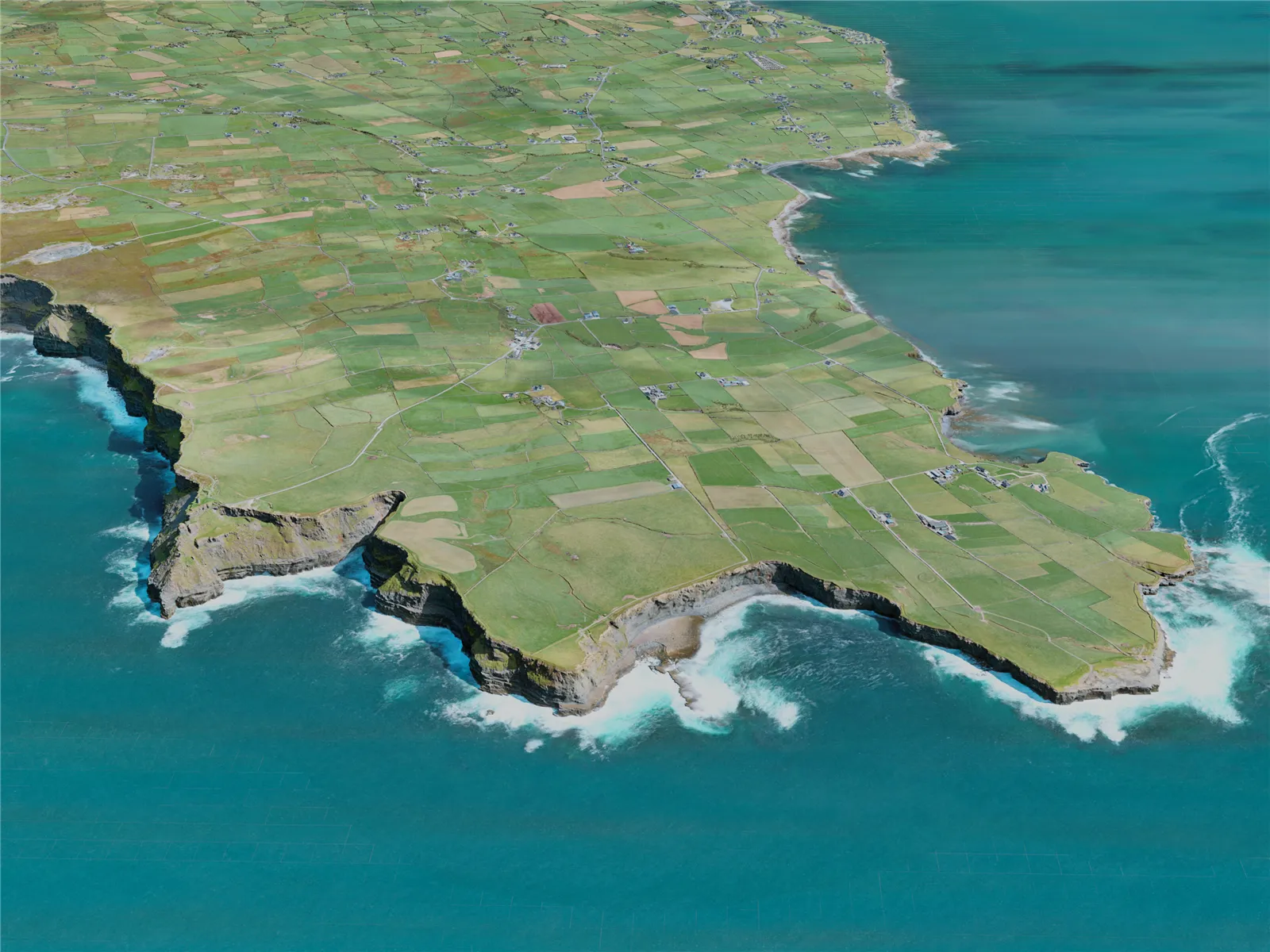Cliffs of Moher, Ireland (2021) 3D Model main preview