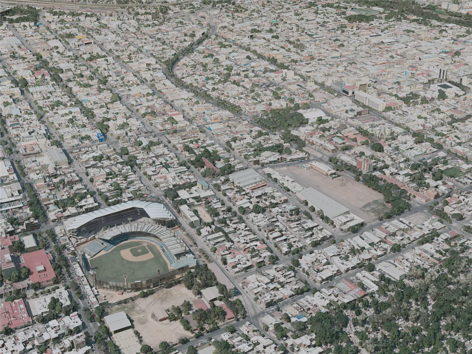Culiacan City, Mexico (2021) 3D Model main preview