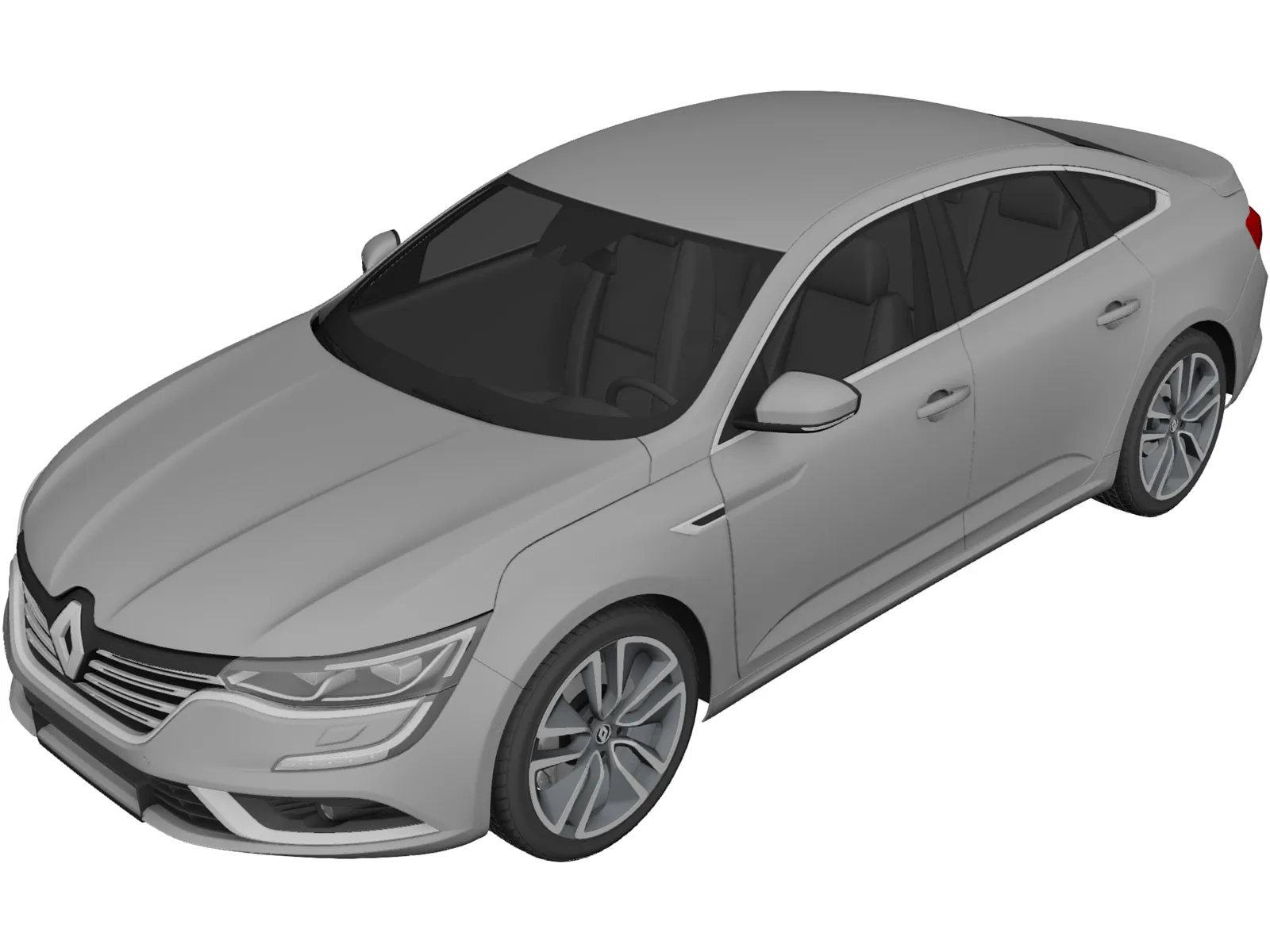 Renault Talisman (2016) 3D Model main preview
