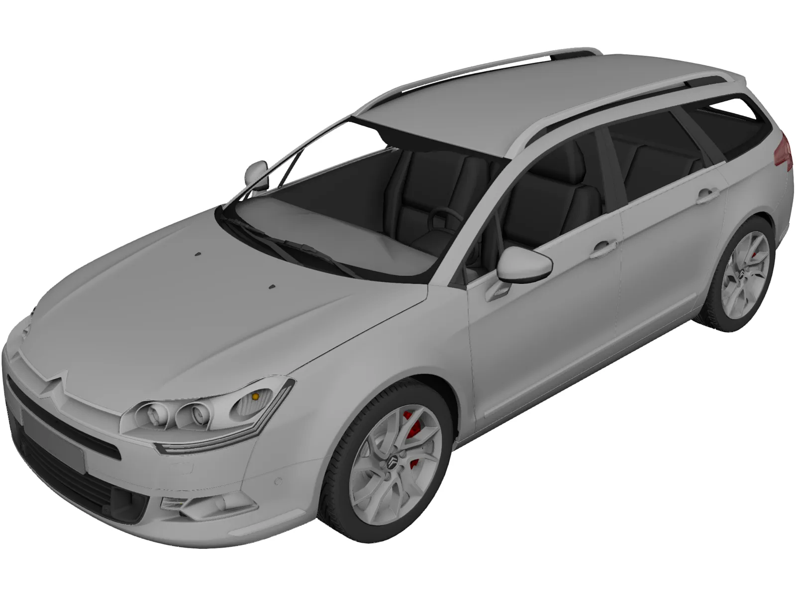 Citroen C5 Estate 3D Model main preview