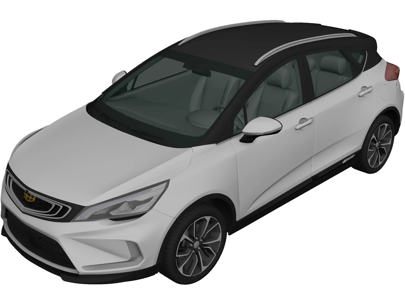 Geely Emgrand GS Dynamic (2019) 3D Model main preview