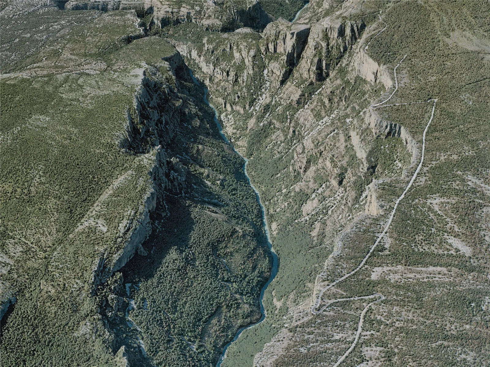 Gorges Du Verdon Canyon, France (2021) 3D Model main preview