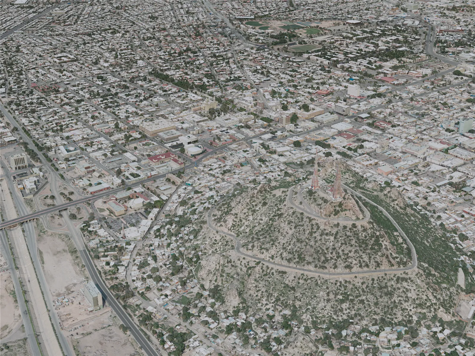 Hermosillo City, Mexico (2021) 3D Model main preview