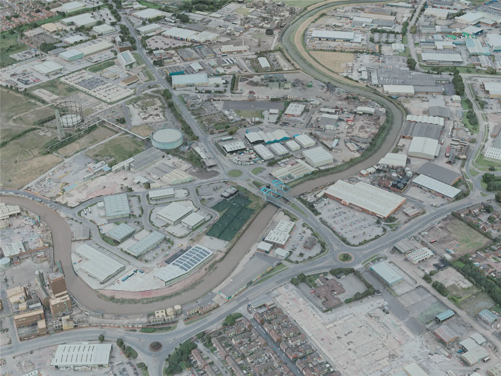 Hull City, UK (2021) 3D Model main preview