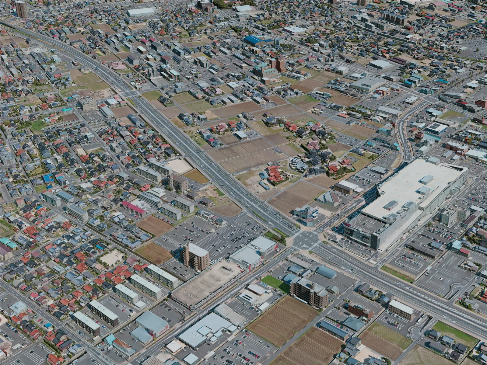 Izumo City, Japan (2021) 3D Model main preview