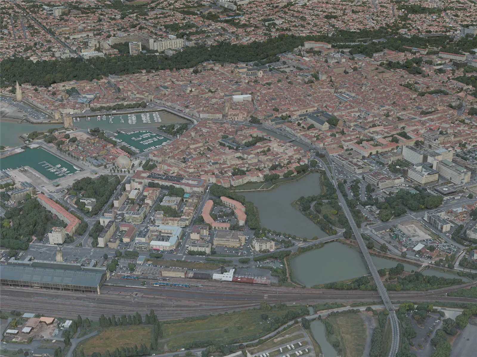 La Rochelle City, France (2021) 3D Model main preview