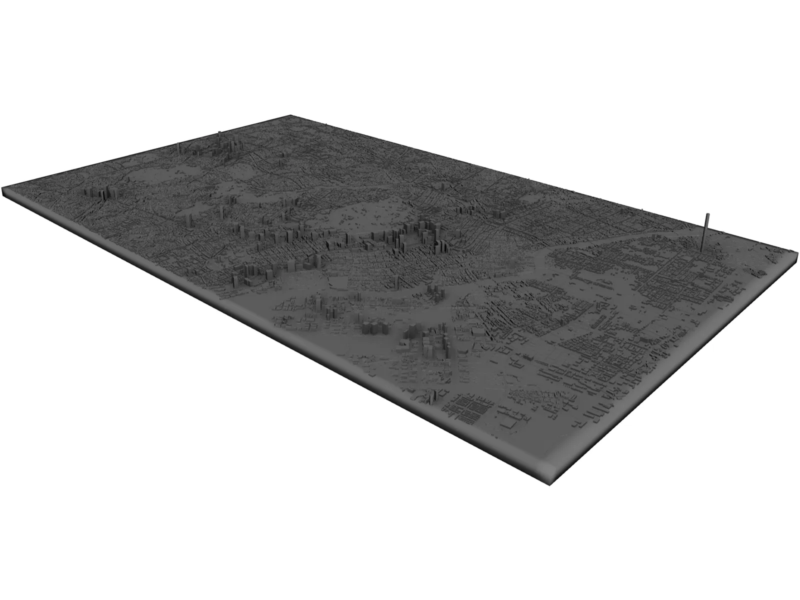 Tokyo City 3D Model main preview