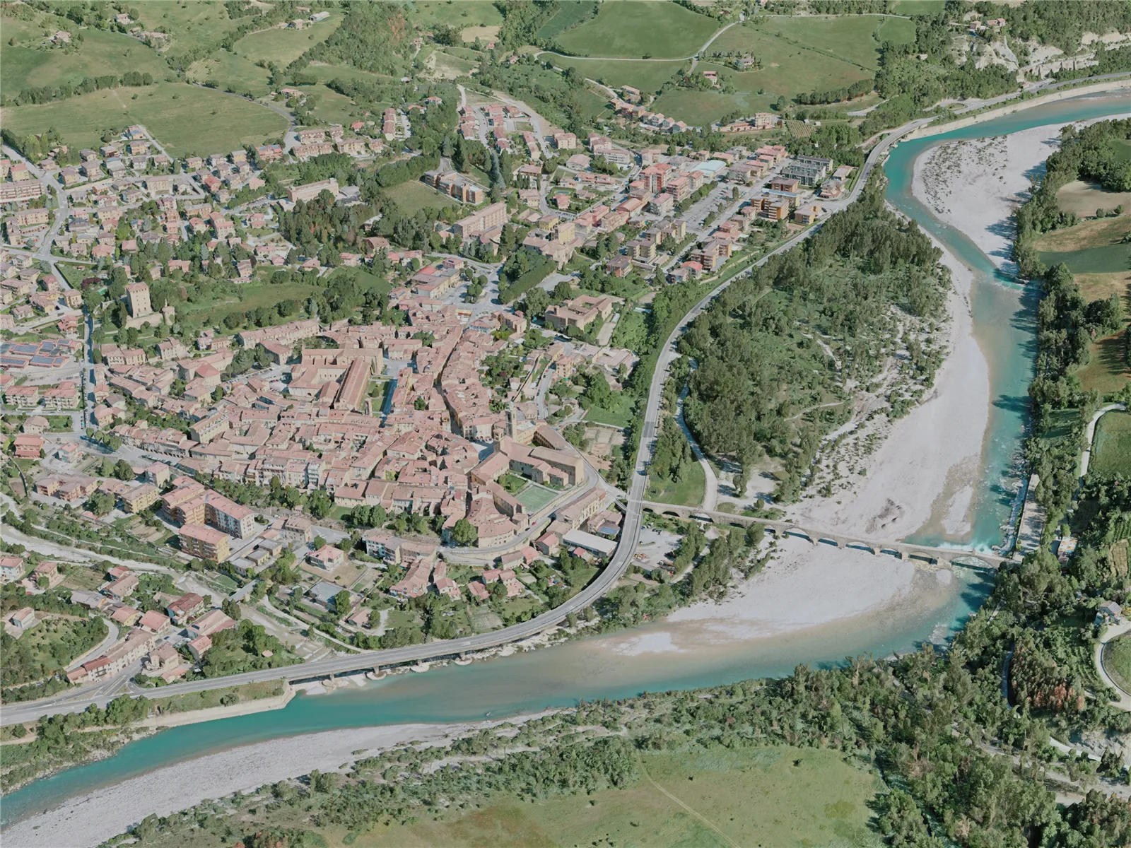 Bobbio City, Italy (2021) 3D Model main preview