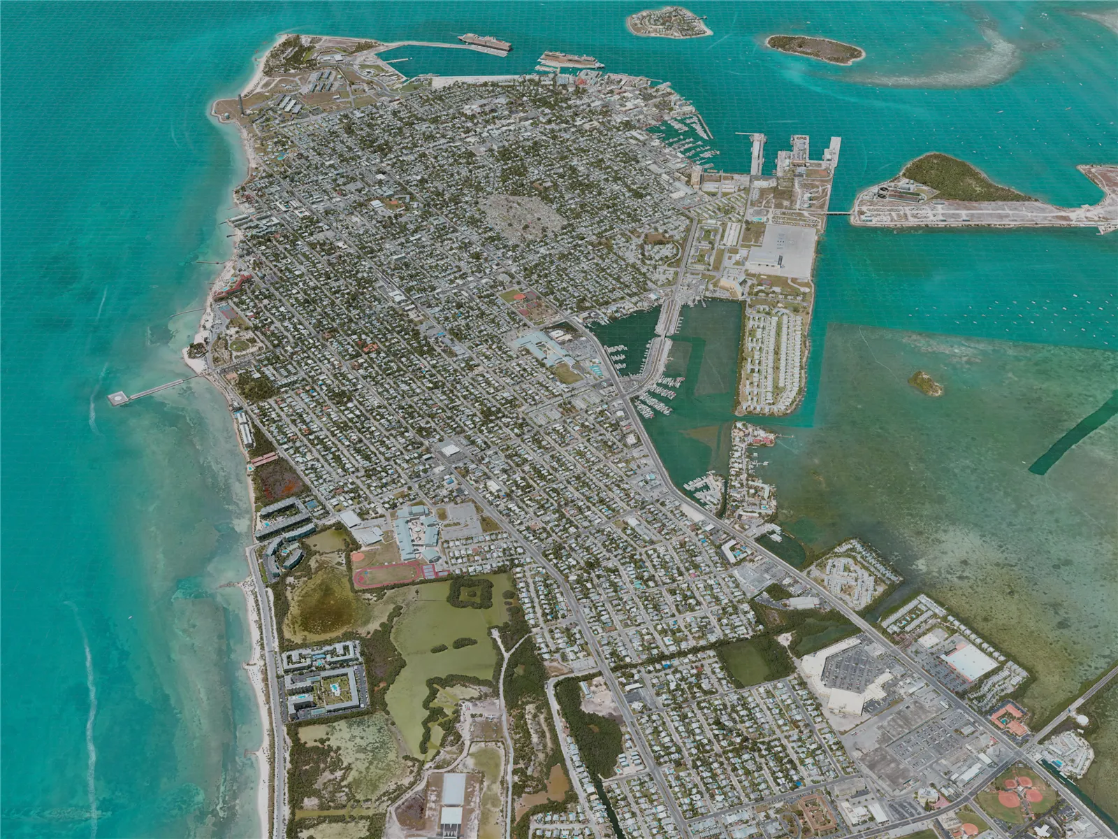 Key West City, USA (2021) 3D Model main preview