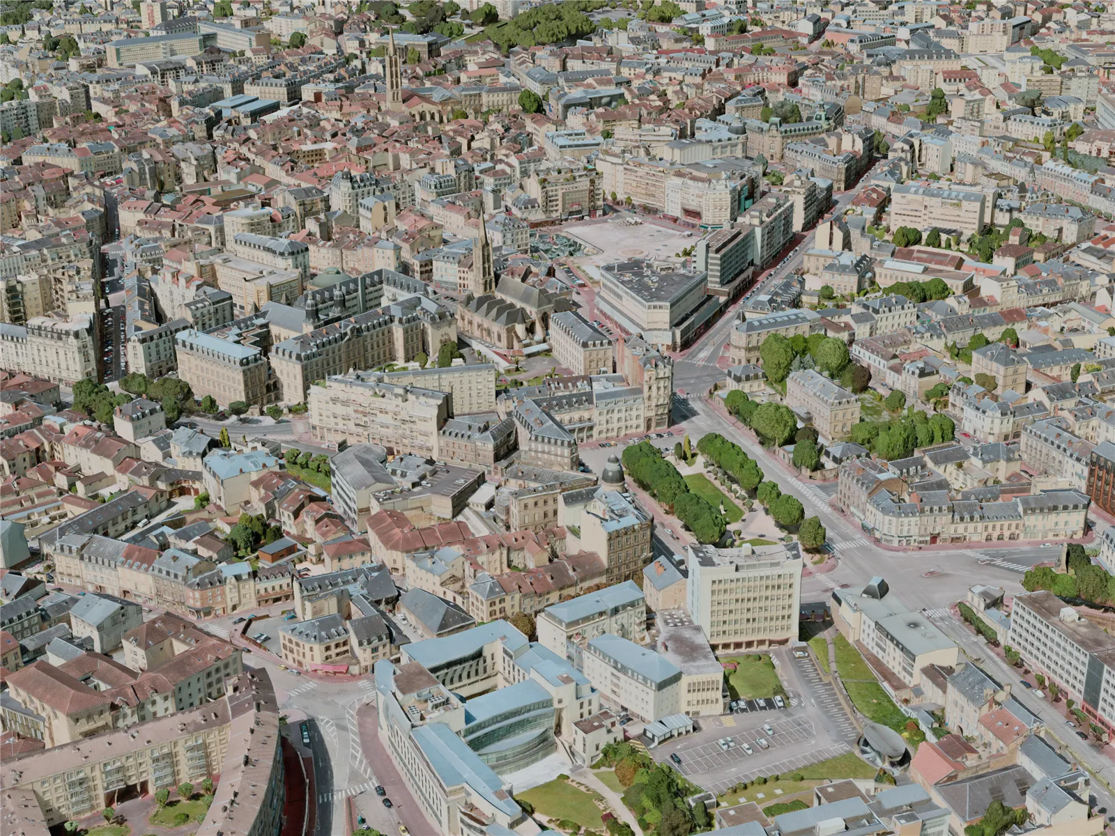 Limoges City, France (2021) 3D Model main preview
