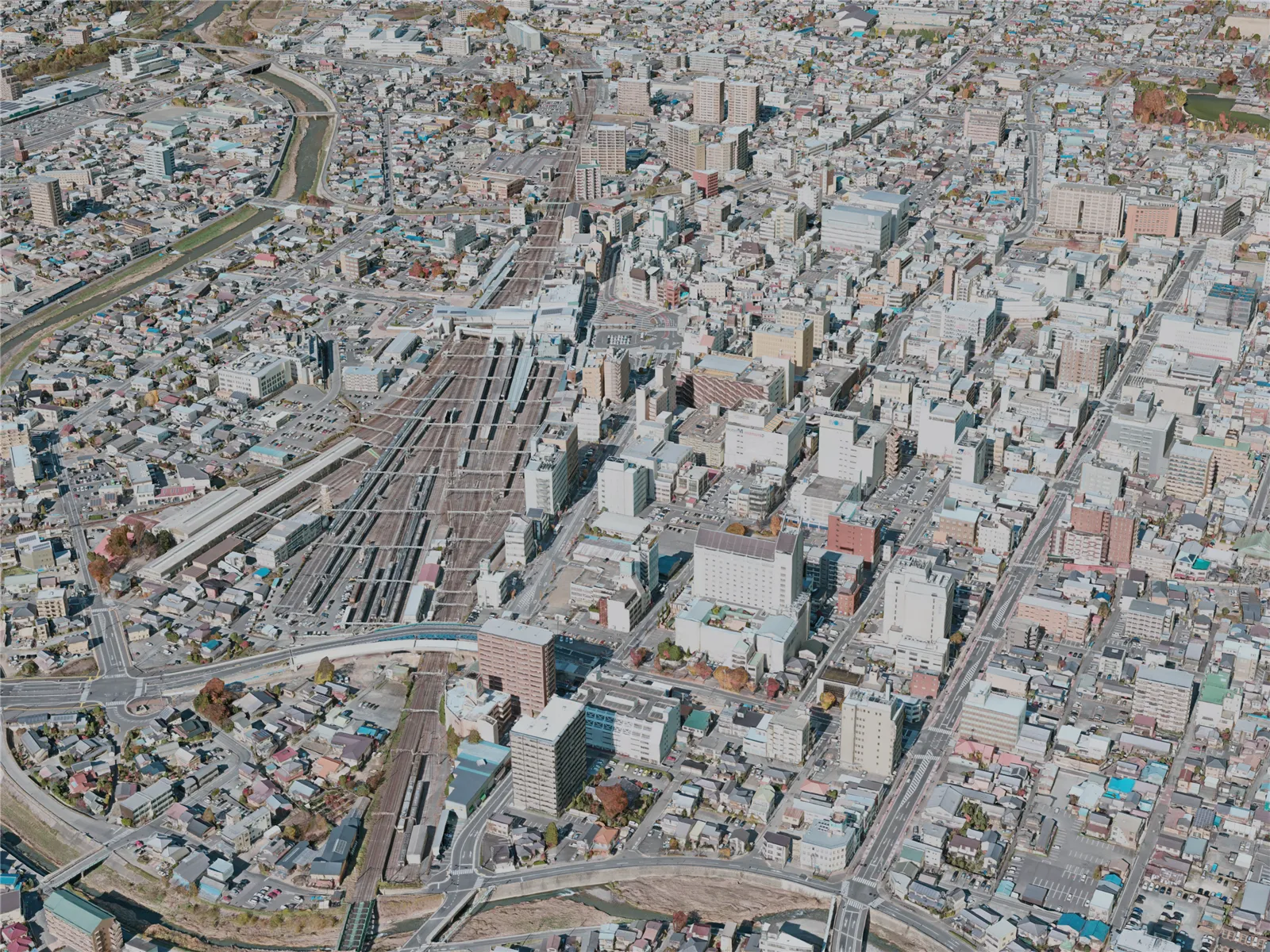 Matsumoto City, Japan (2021) 3D Model main preview