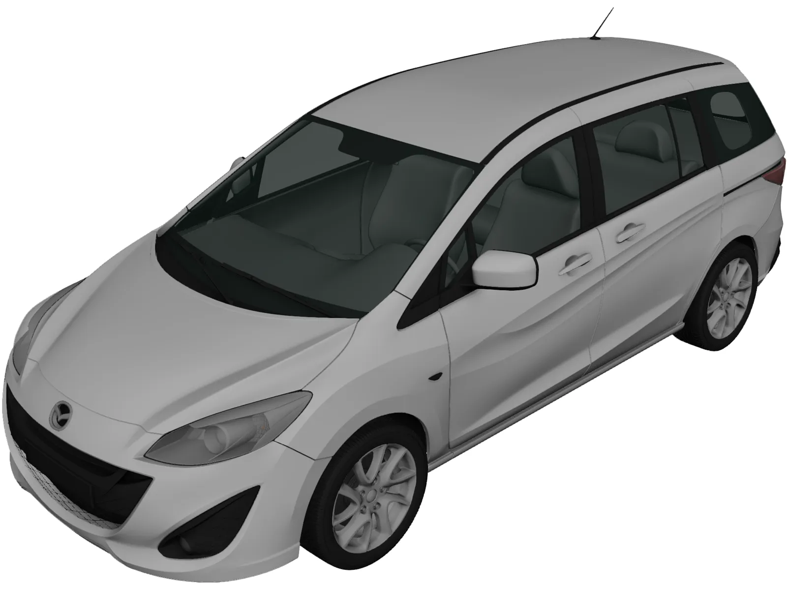 Mazda 5 (2011) 3D Model main preview